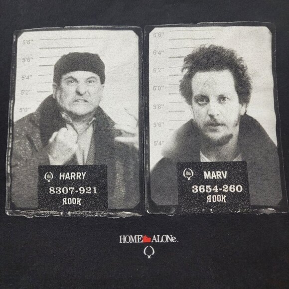 Rook Home Alone "Wet Bandit" Black T-Shirt, Men's Medium - Picture 1 of 9